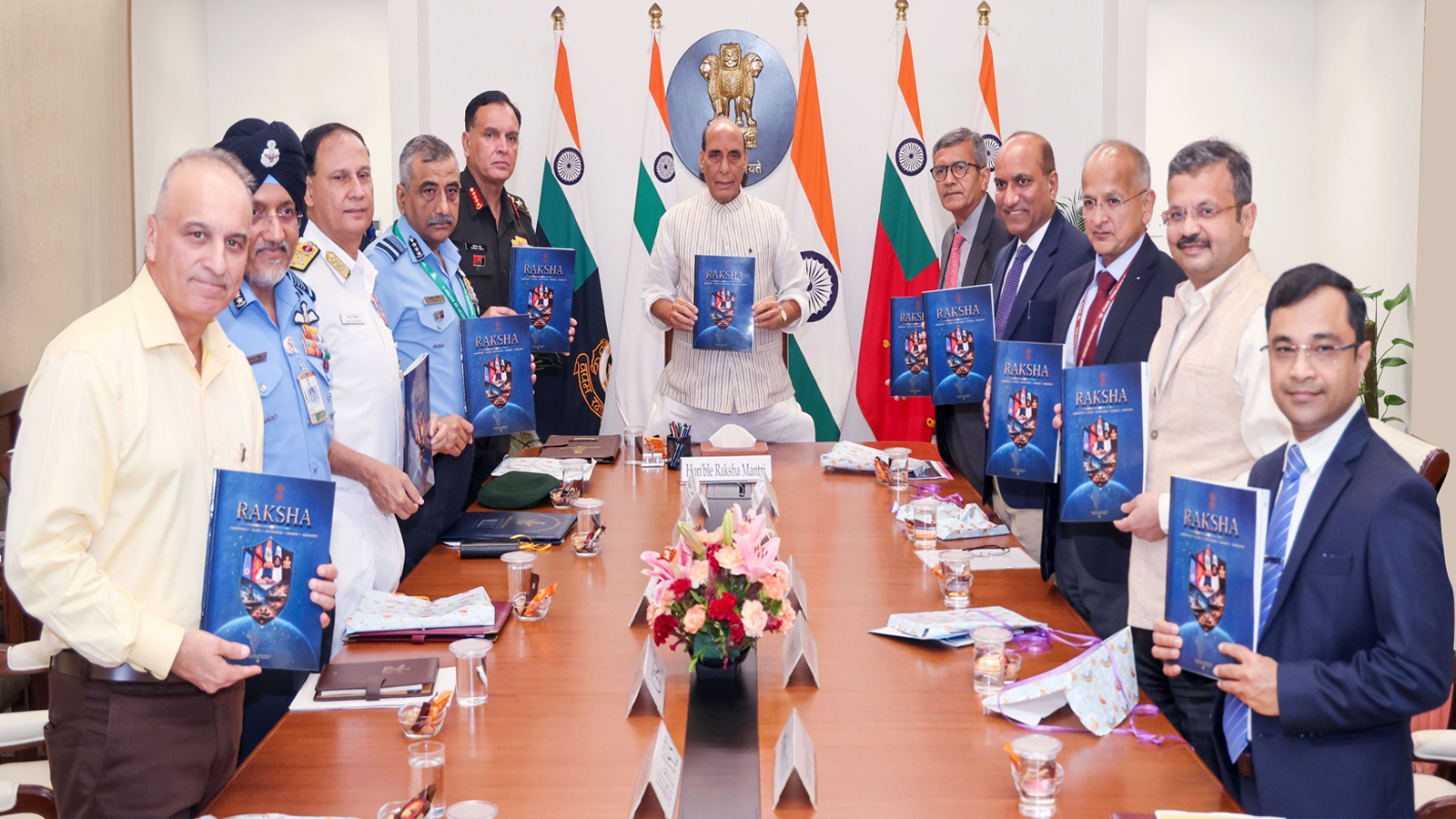 Rajnath Singh unveils ‘RAKSHA’ document outlining India’s 10-year defence diplomacy roadmap