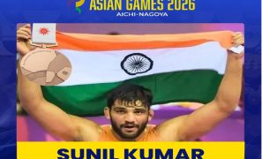 Sunil Kumar wins second consecutive Asian Games bronze