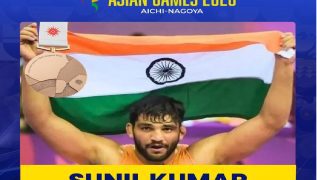 Sunil Kumar wins second consecutive Asian Games bronze