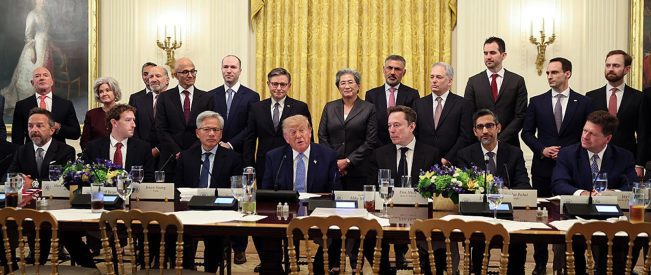 Trump, AI CEOs sign voluntary safety pact, back data center expansion