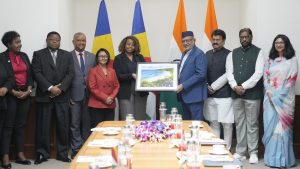 V-P Radhakrishnan meets Seychelles parliamentary delegation, stresses deepening bilateral ties
