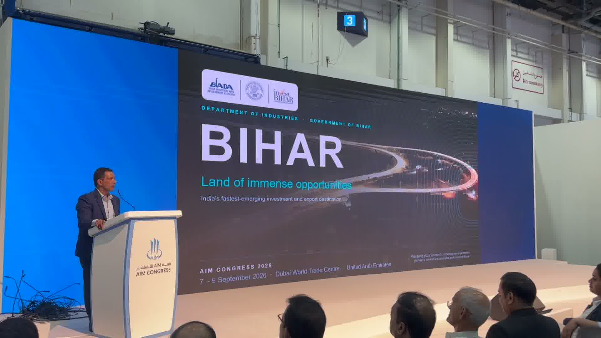 Bihar makes an impressive investment pitch at AIM Congress in Dubai