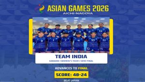 Indian women's kabaddi team sails into Asian Games final