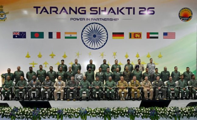 Exercise Tarang Shakti 2026 begins operational phase at Jodhpur with seven foreign Air Forces
