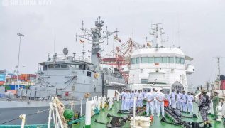 Trio of Indian Navy's first training squadron ships concludes visit to Sri Lanka