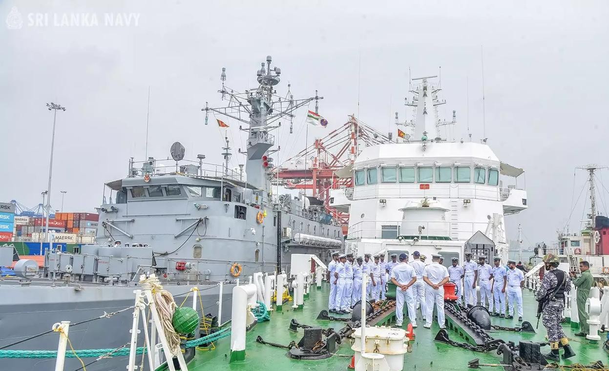 Trio of Indian Navy’s first training squadron ships concludes visit to Sri Lanka