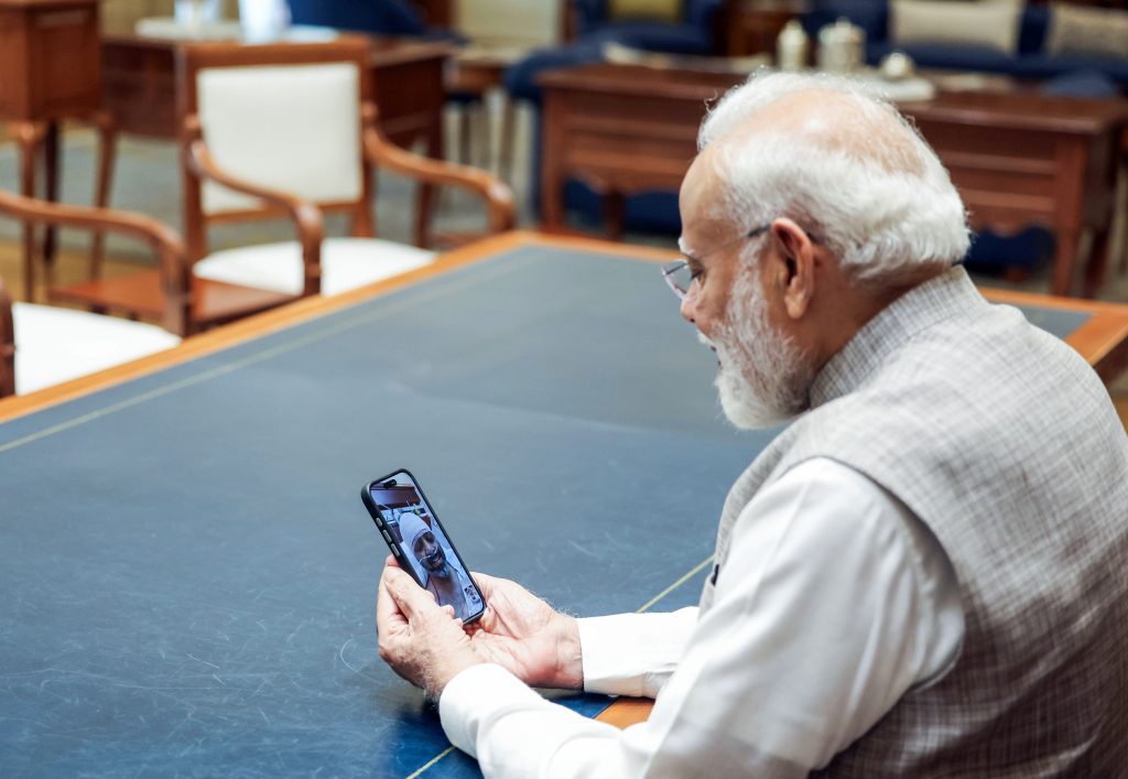 PM Modi speaks to Captain Smit Machchhar