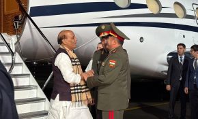 Defence Minister Rajnath Singh arrives in Tajikistan for SCO meeting