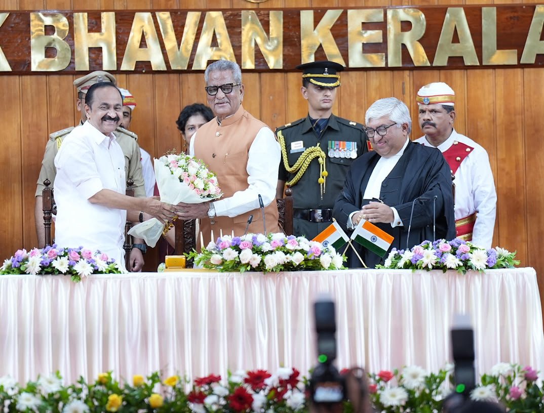 Om Prakash Mathur takes oath as 29th Governor of Keralam