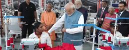 PM Modi Inaugurates New Garment Manufacturing Facility in Varanasi