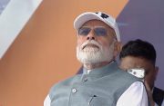 PM Modi Attends Air Force Day Aerial Display in Varanasi; ‘Wings over Ganges’ Showcases IAF Capabilities