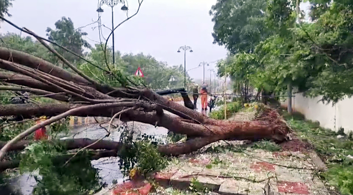 Cyclone Arnab begins landfall along Andhra Pradesh coast, IMD issues heavy rainfall warning