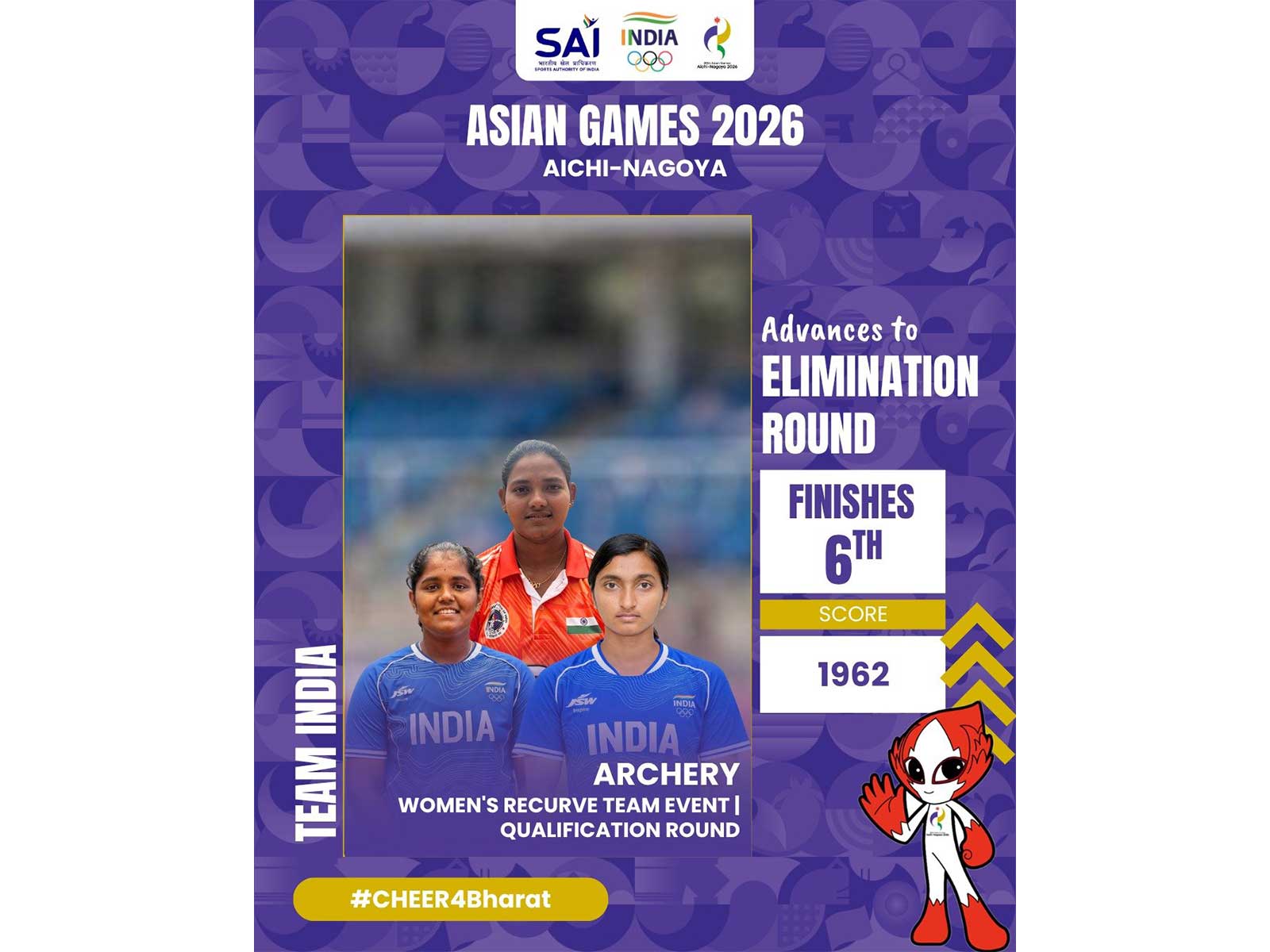 India beat China 5-1 to enter women’s recurve team final at Asian Games