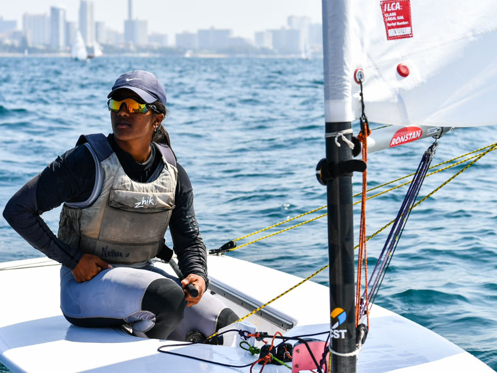 Nethra Kumanan wins bronze in women’s dinghy sailing at Asian Games