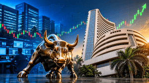 Sensex, Nifty open flat amid mixed cues; IT shares shine