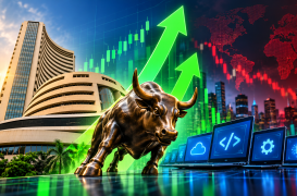 Sensex, Nifty Open Higher as IT Stocks Lead Gains Despite Weak Global Cues