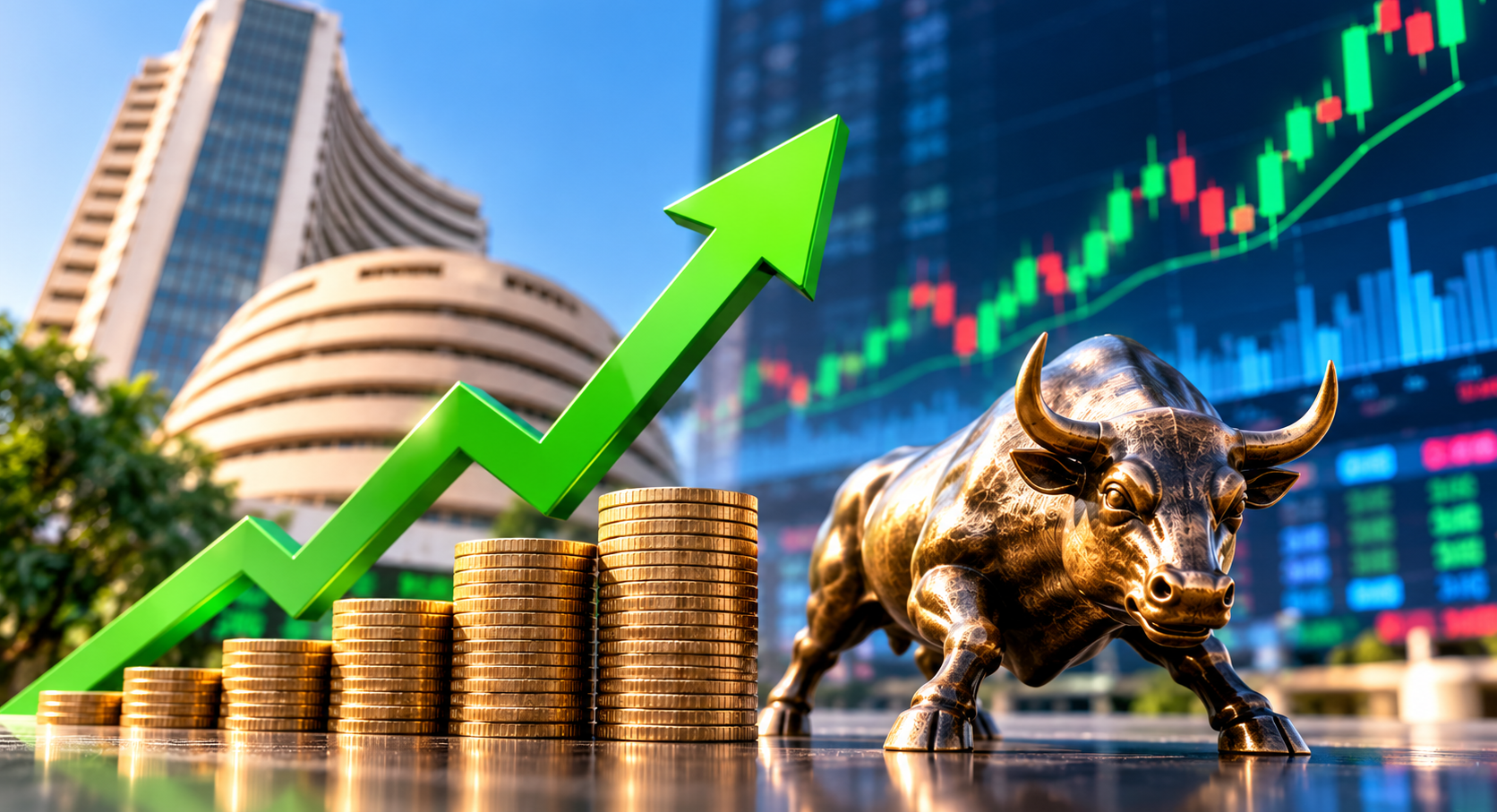 Sensex climbs over 900 points, Nifty tops 22,900 on FMCG, PSU bank rally
