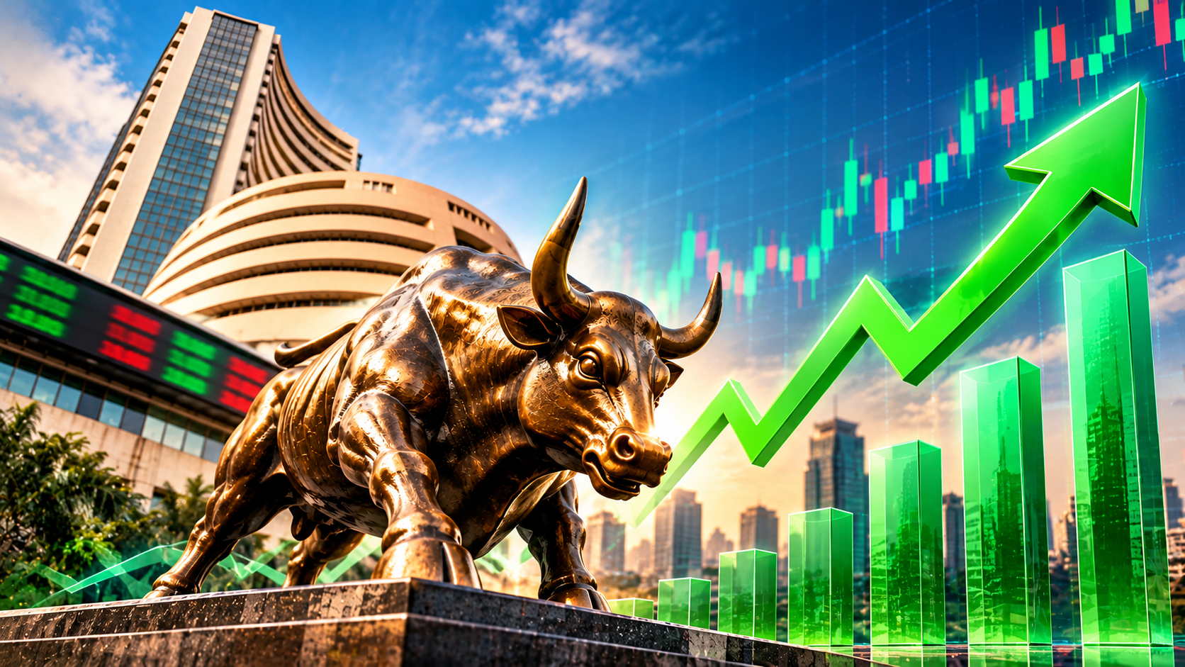 Sensex surges 1,109 points, Nifty closes above 22,700 as IT stocks lead market recovery
