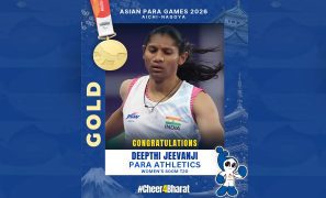 Asian Para Games: Deepthi Jeevanji smashes record to take 400m T20 gold