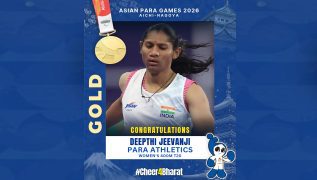 Asian Para Games: Deepthi Jeevanji smashes record to take 400m T20 gold