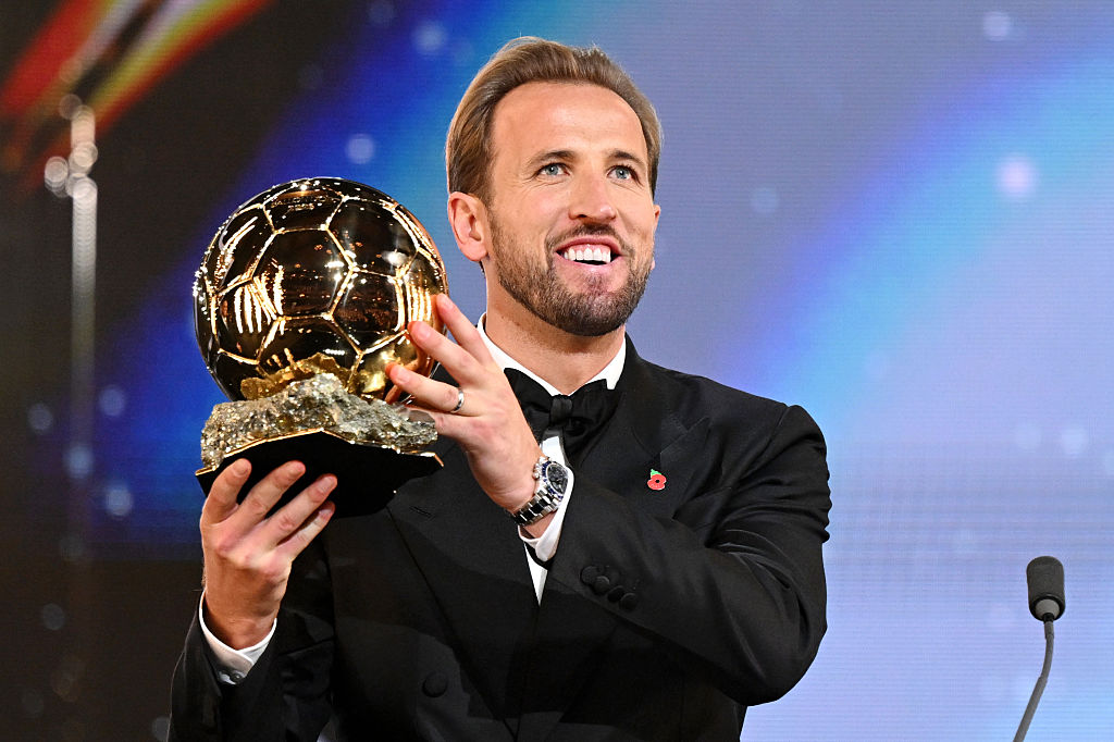 England forward Kane crowned Ballon d’Or winner, Putellas wins women’s award