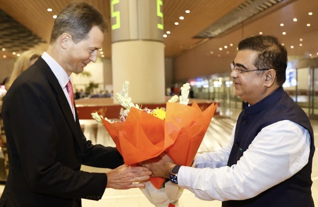 Prince Alois of Liechtenstein arrives in Mumbai on state visit to India