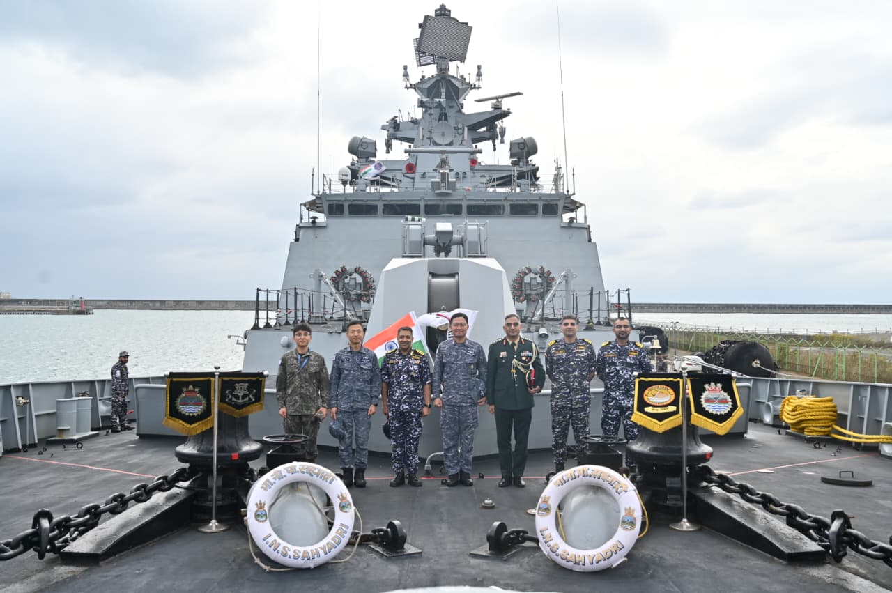 INS Sahyadri’s South Korea Visit to Strengthen Indo-Pacific Maritime Cooperation