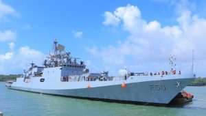INS Tarkash arrives at Mombasa, Kenya for goodwill port call