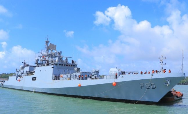 INS Tarkash arrives at Mombasa, Kenya for goodwill port call