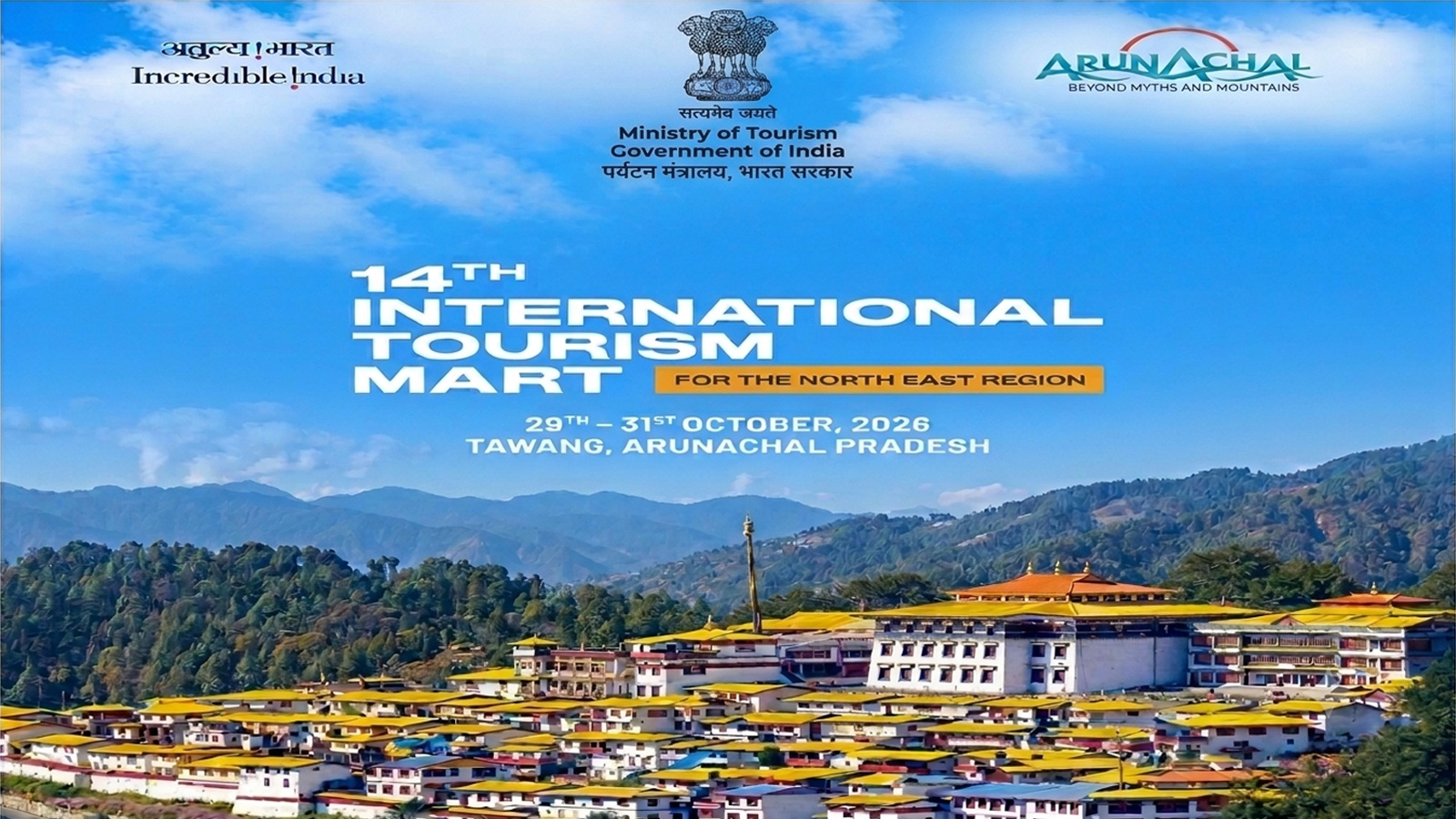 Tawang to host International Tourism Mart from October 29-31