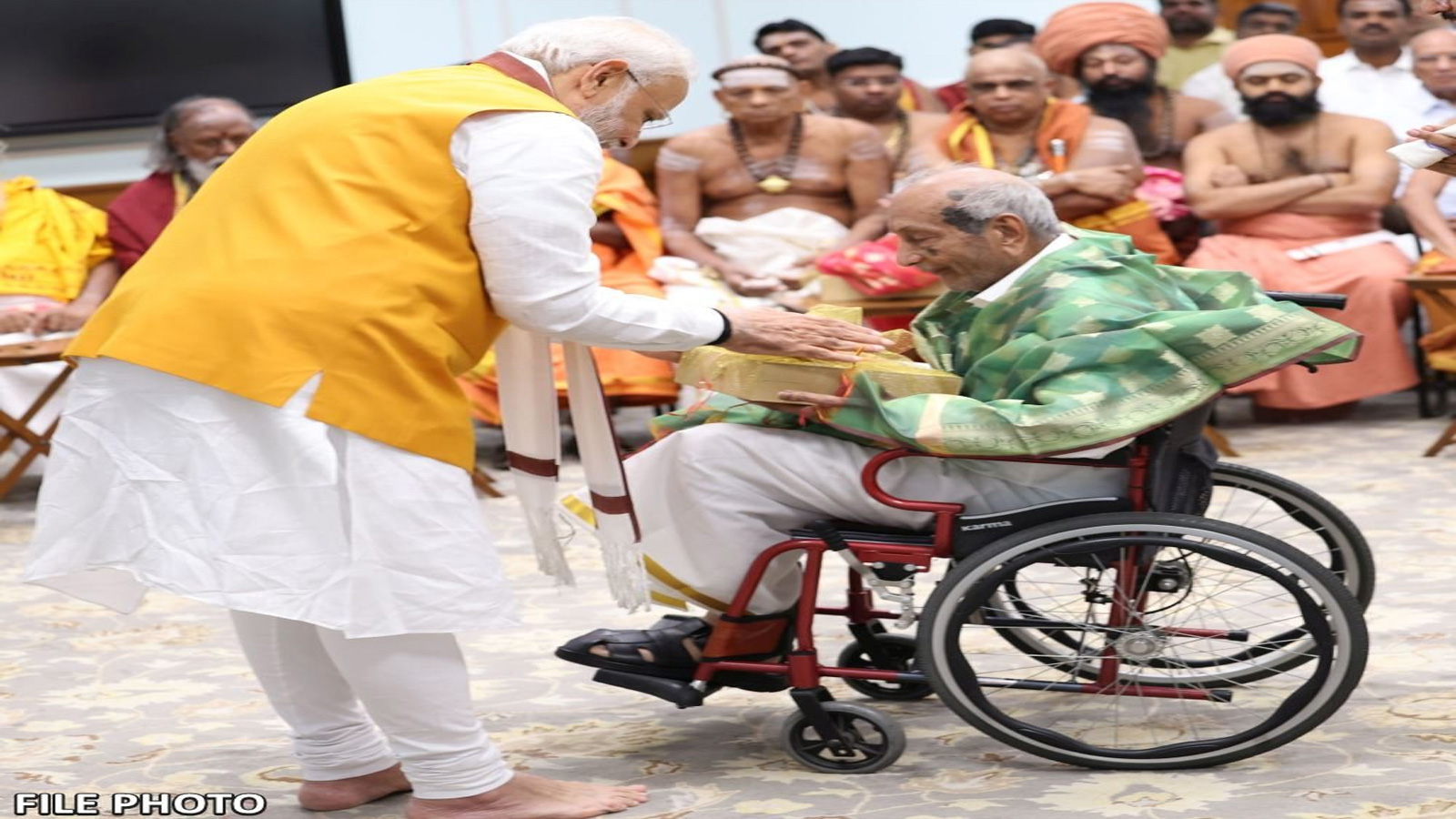 PM Modi mourns Sengol craftsman Vummidi Ethiraj, recalls his contribution to India’s heritage