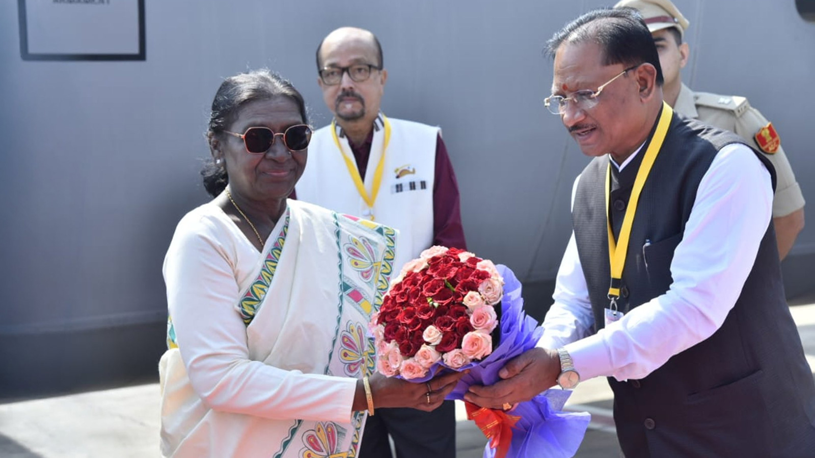Chhattisgarh CM Sai welcomes President Murmu to Bastar, says Congress used tribals as ‘vote bank’