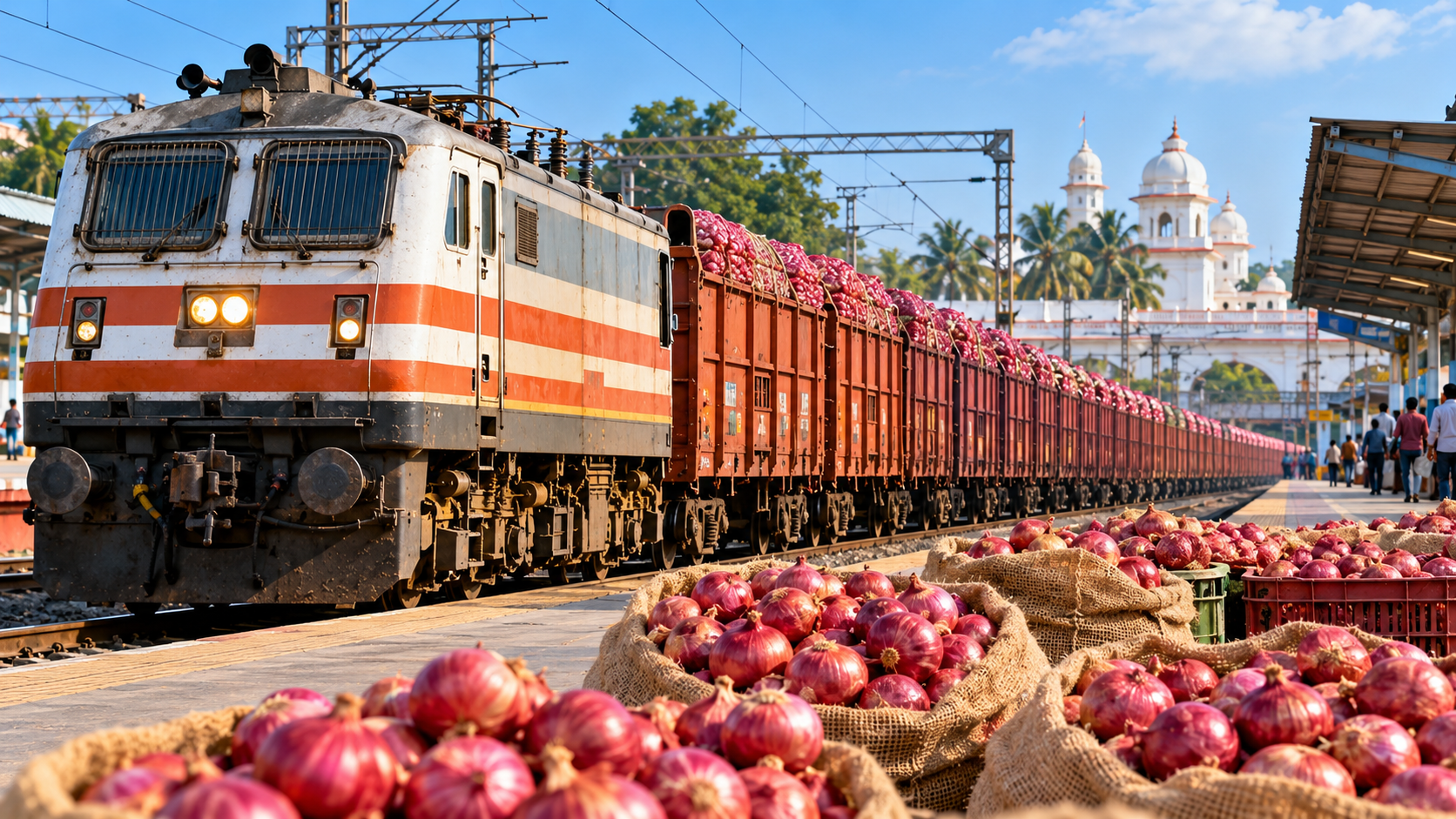 First Kanda Express to Reach Agartala on October 18 with 440 MT of Onions