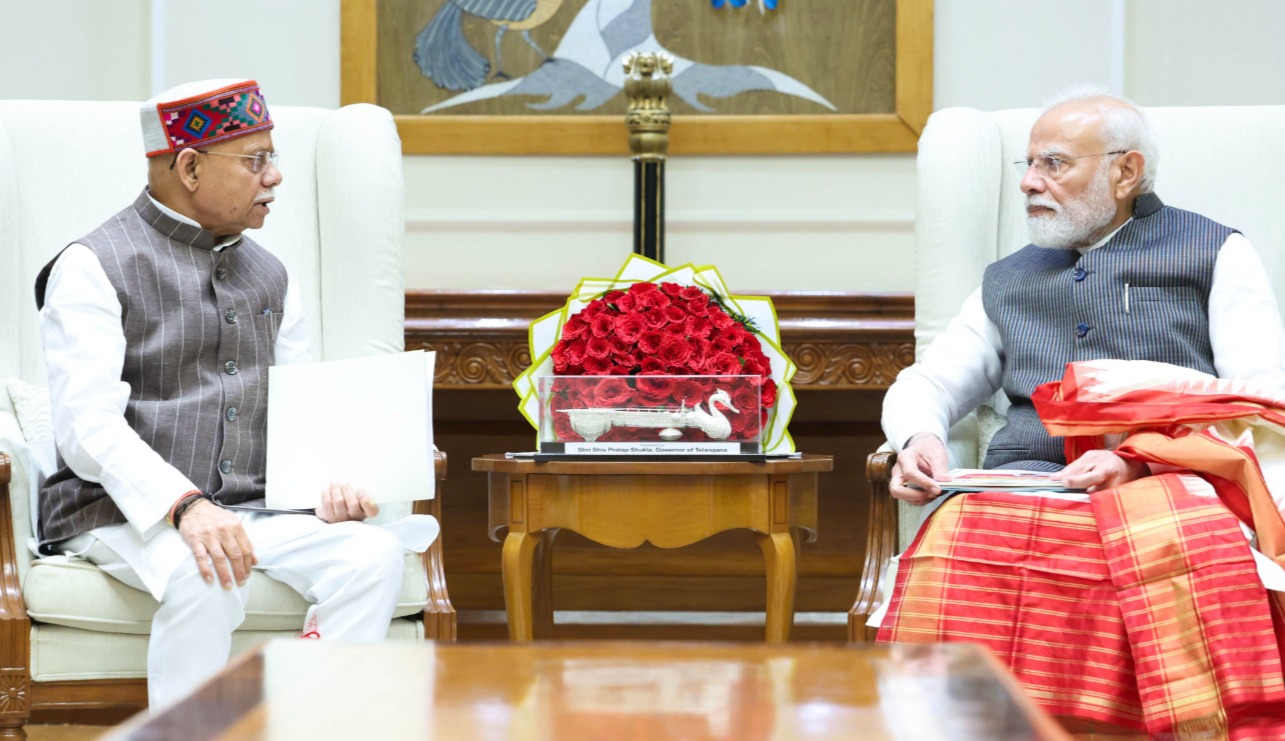 Telangana Governor Meets PM Modi