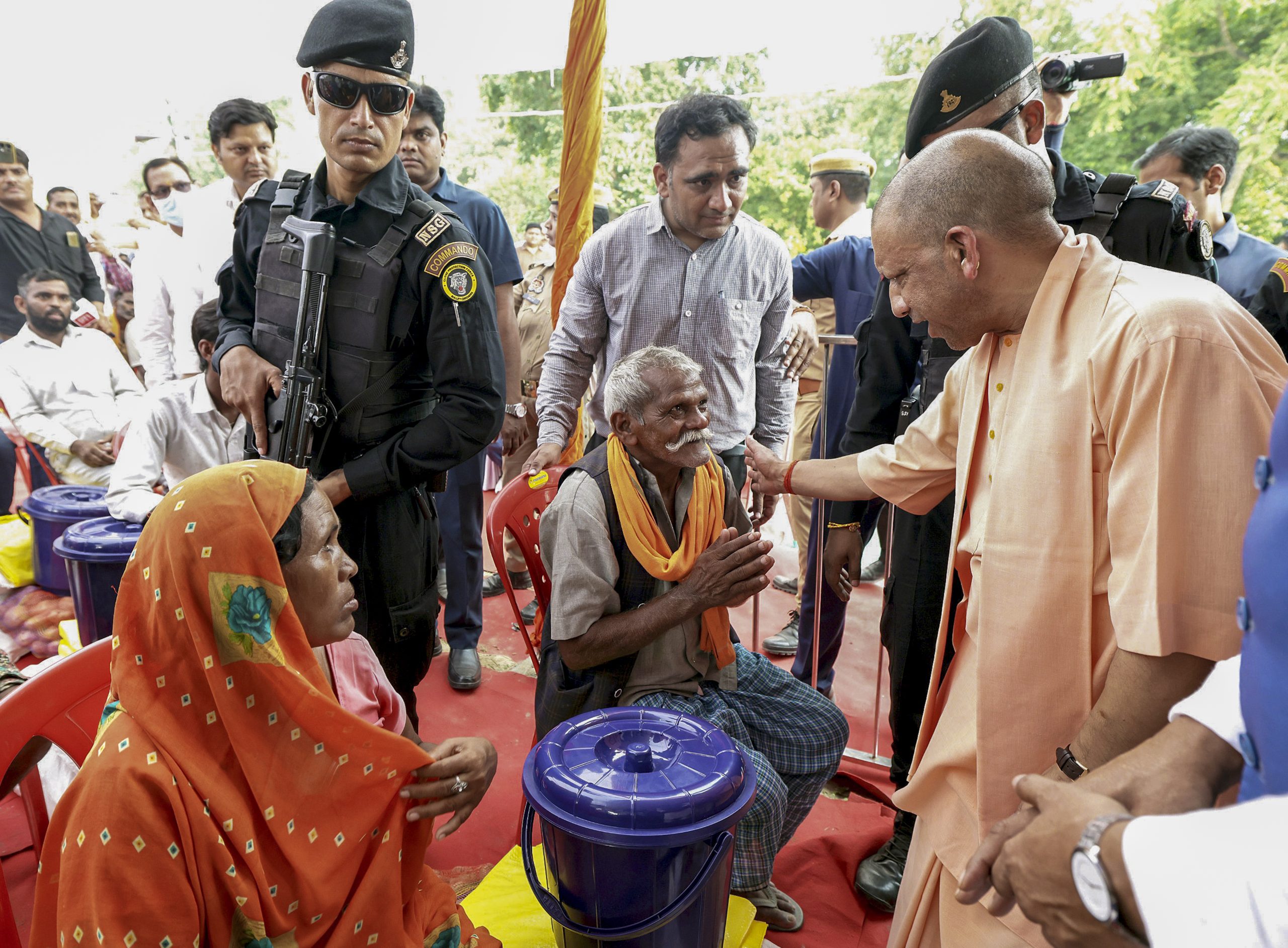 CM takes stock of flooding in Lucknow’s low-lying areas; announces embankments along Gomti
