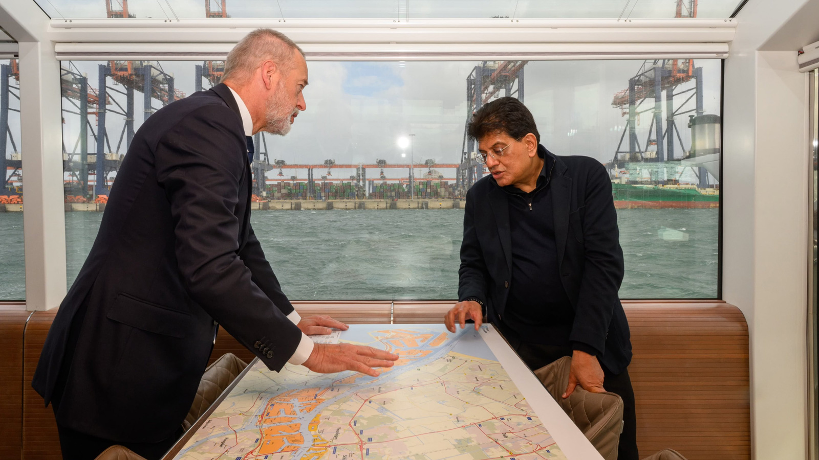 Piyush Goyal visits Rotterdam port, explores stronger India-Netherlands trade ties