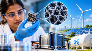 New metal-free porous material could help make clean energy more affordable