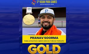 Asian Para Games: Pranav Soorma wins gold in men’s discus throw combined F51/52/53 event to lead 1-2 finish for India