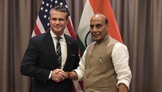 Rajnath Singh, Pete Hegseth review India-US defence framework at Cebu meeting