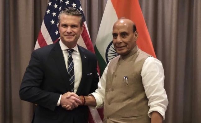 Rajnath Singh, Pete Hegseth review India-US defence framework at Cebu meeting