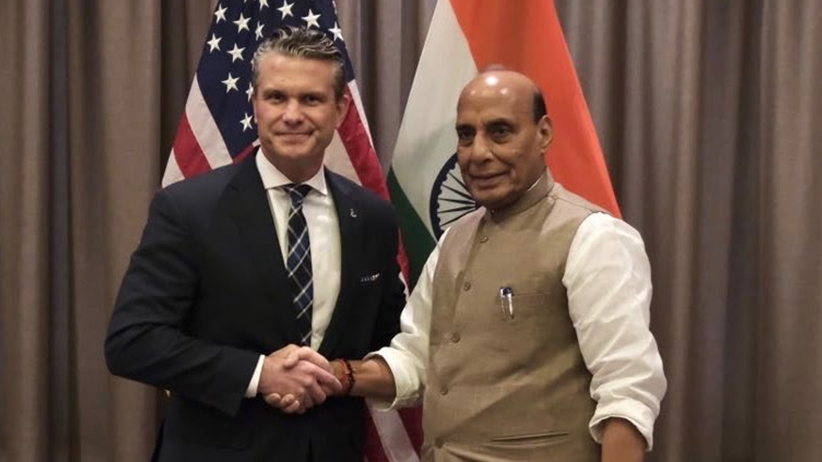 Rajnath Singh, Pete Hegseth review India-US defence framework at Cebu meeting