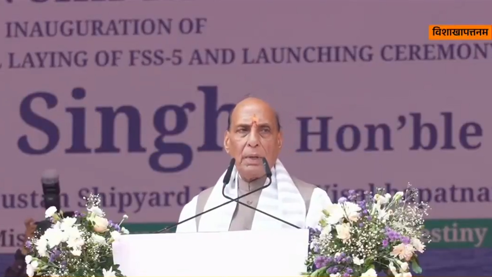 Rajnath Singh launches first indigenous Fleet Support Ship ‘Surya’, calls for Visakhapatnam maritime industrial hub