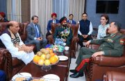 Rajnath Singh holds ‘productive discussion’ with Tajikistan counterpart on sidelines of SCO meeting