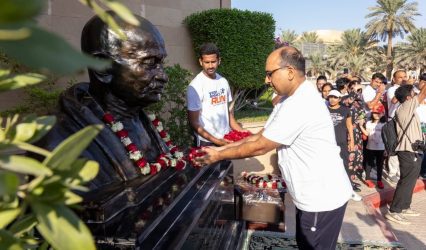 Gandhi Jayanti marked with tributes in Riyadh; Indian Embassy organises Viksit Bharat Run
