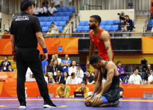Sujeet Kalkal stages stunning comeback to win Asian Games gold