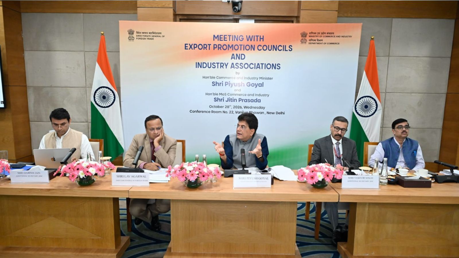 Piyush Goyal calls for collective efforts to make Indian products globally competitive