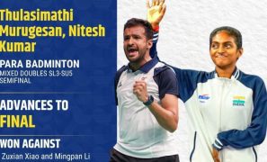 Thulasimathi-Nitesh enter SL3-SU5 final, Naveen reaches SL4 summit clash as India add 5 medals