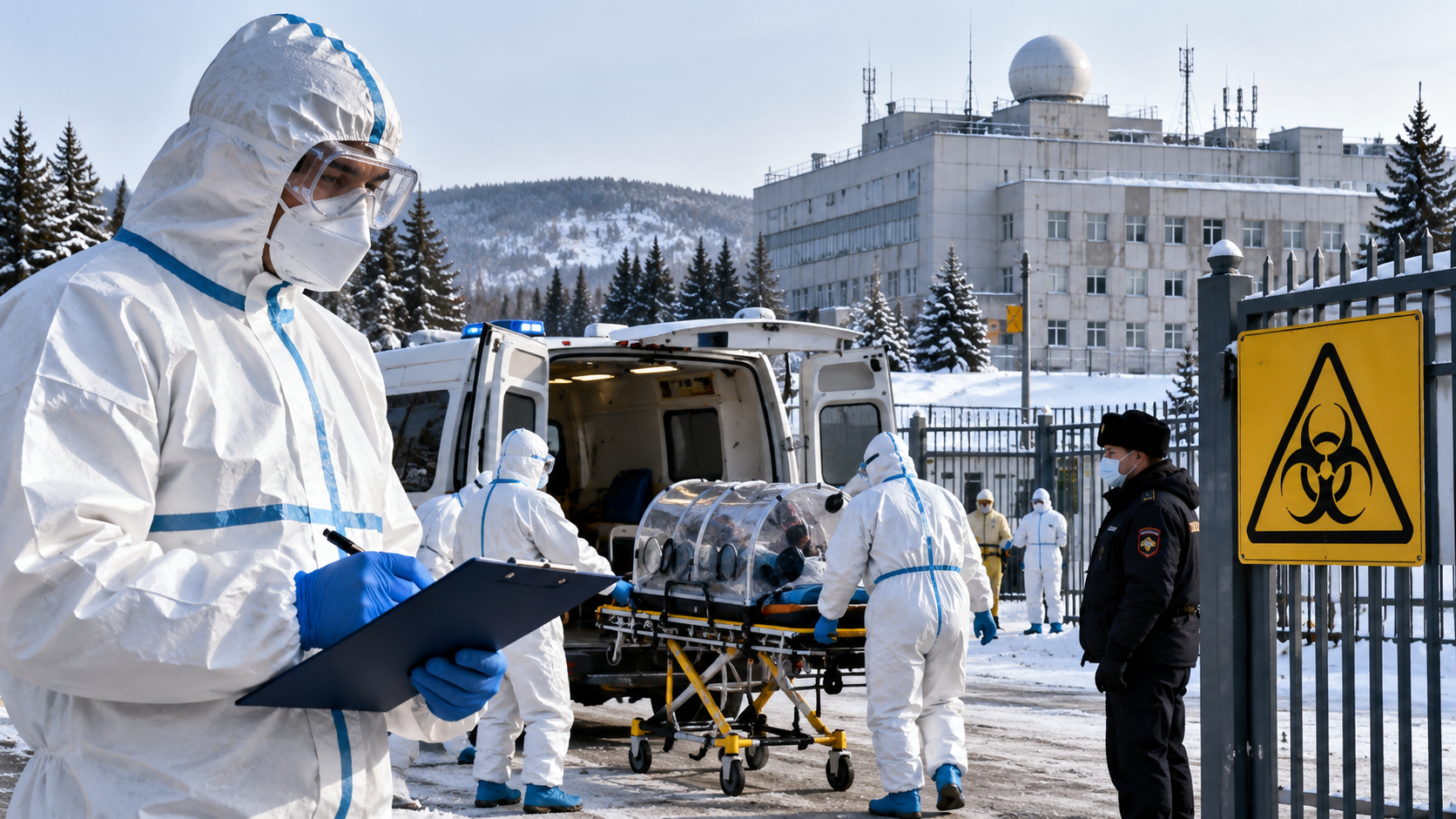 Dozens quarantined in Siberia after plague institute lab worker dies