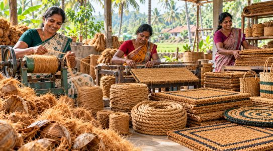 From coconut husks to enterprise: How India's coir sector is creating rural livelihoods