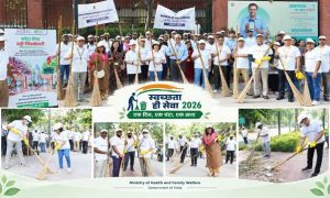 ‘Ek Din, Ek Ghanta, Ek Saath’: Health Ministry officials join cleanliness drive